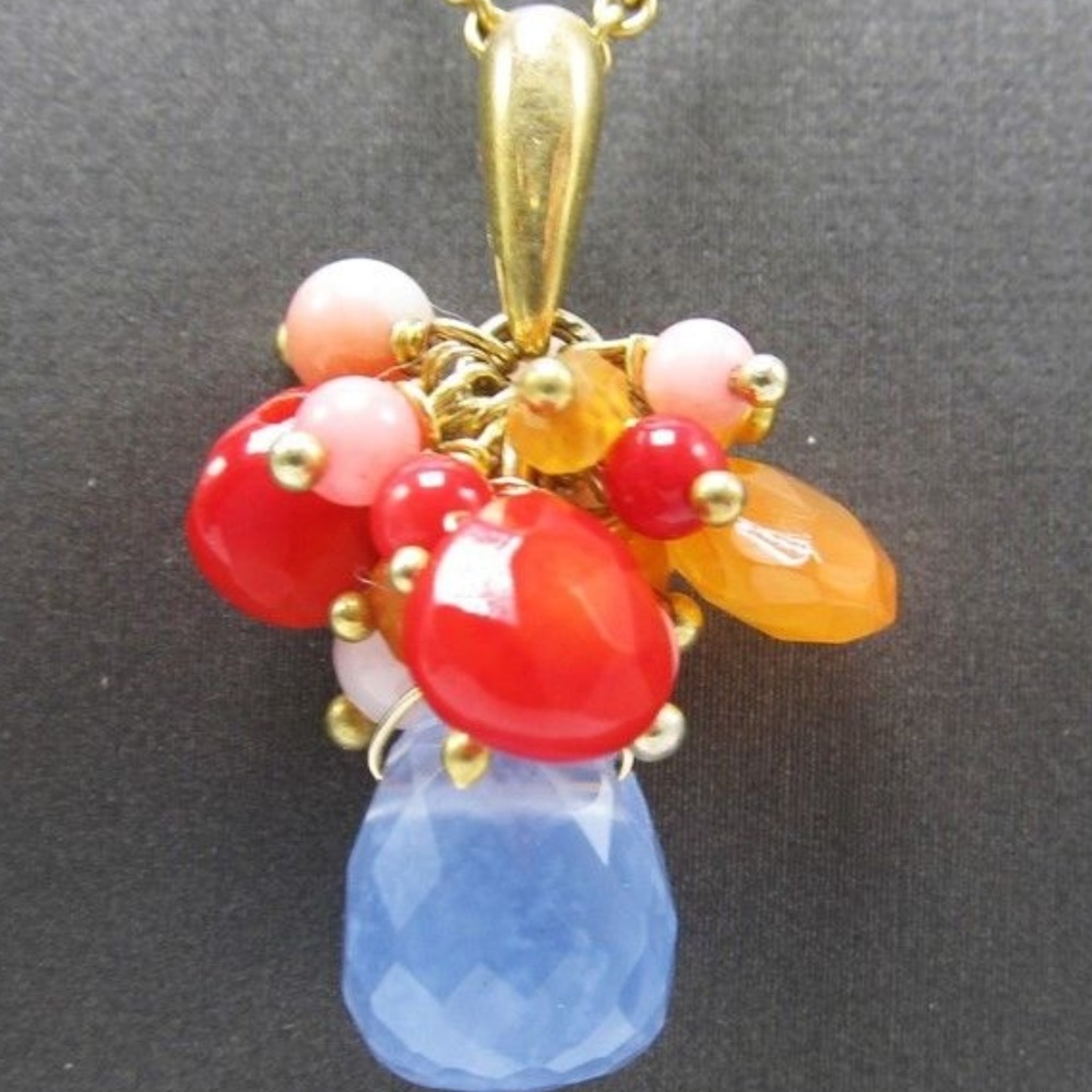 Alexis Bittar Multicolor Gemstone Necklace - Picture 4 of 7